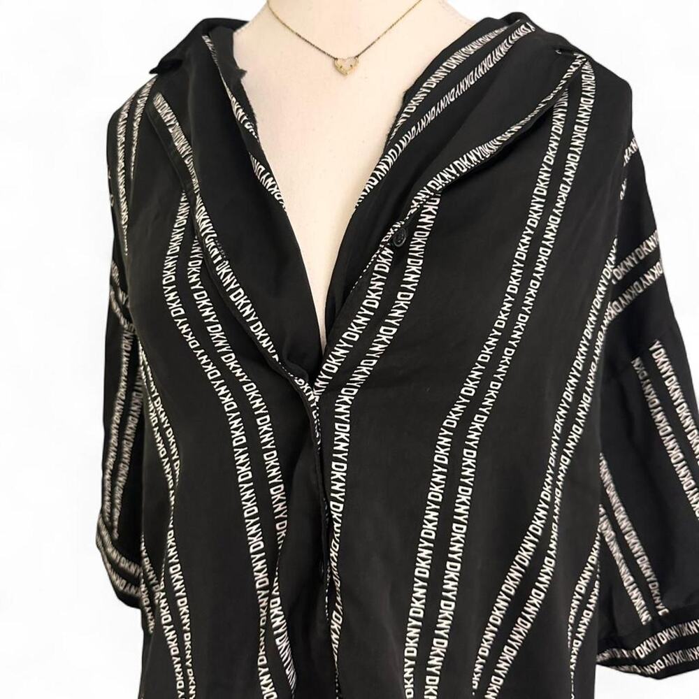 DKNY Vintage Collard OverSize Lightweight Size XL Women’s - Picture 3 of 5
